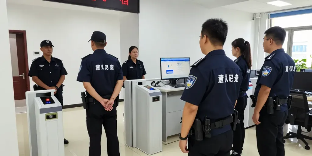 Security Solutions provided by licensed professionals at a corporate site.