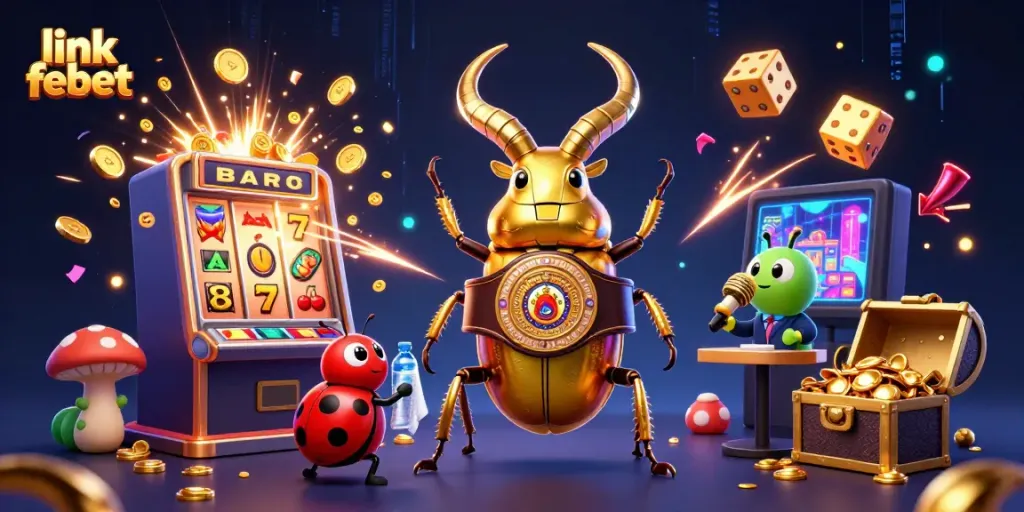 Engage in thrilling gameplay at link febet with dynamic casino elements and vibrant characters at play.