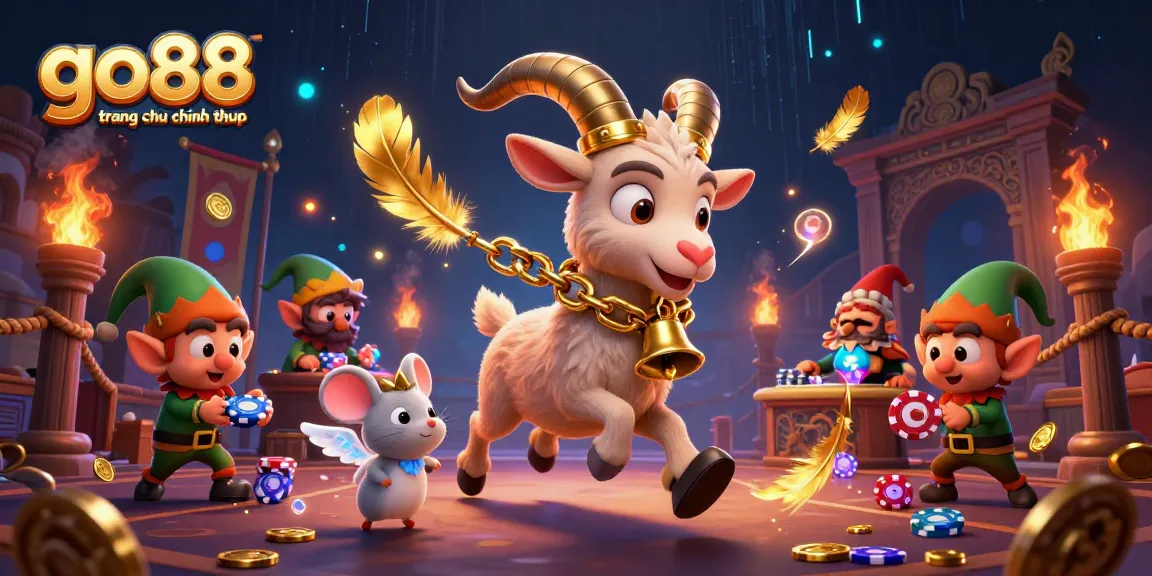 Win big at go88 trang chu chinh thuc with lively characters in a vibrant casino atmosphere.