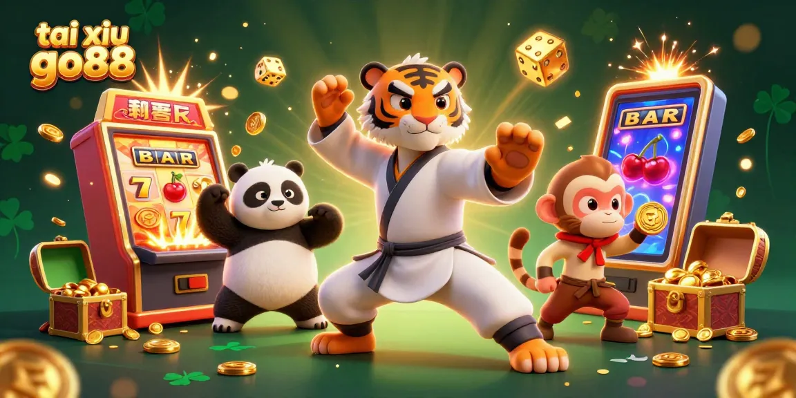 Engage with tai xiu go88 as a kung fu master and lucky symbols burst from a jackpot!