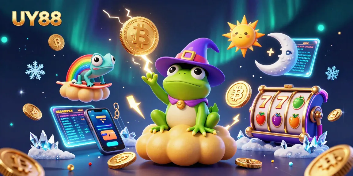 Join UY88's thrilling gameplay with vibrant characters creating a jackpot-filled fantasy scene.