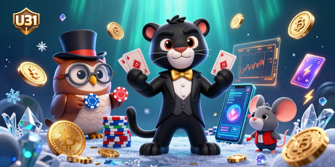 Engage with U31's captivating gaming world featuring a panther dealer and charming companions.