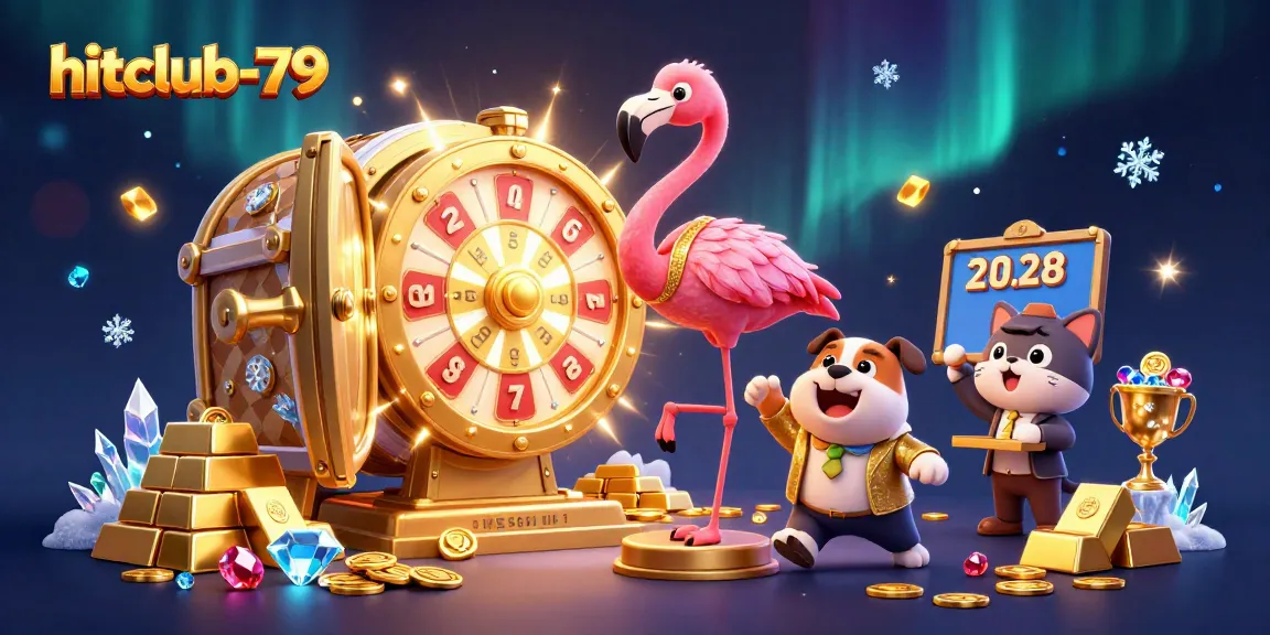 Experience thrilling gameplay at hitclub-79 with a fun-filled, vibrant casino scene.