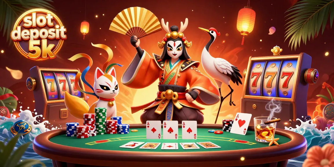 Experience thrilling gameplay visuals featuring slot deposit 5k elements and vibrant casino characters.