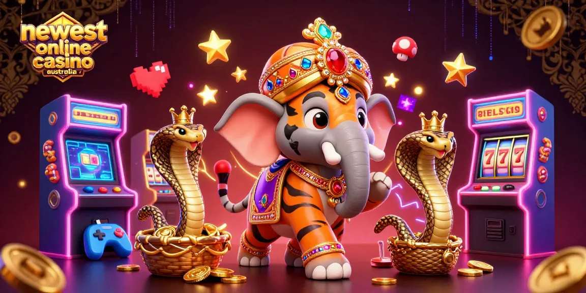 Experience the excitement at the newest online casino Australia with vibrant game elements and thrilling characters in action.